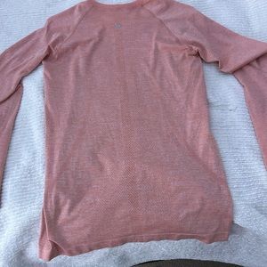 RARE COLOR Lululemon Pink savannah full length long sleeve swiftly tech 2.0